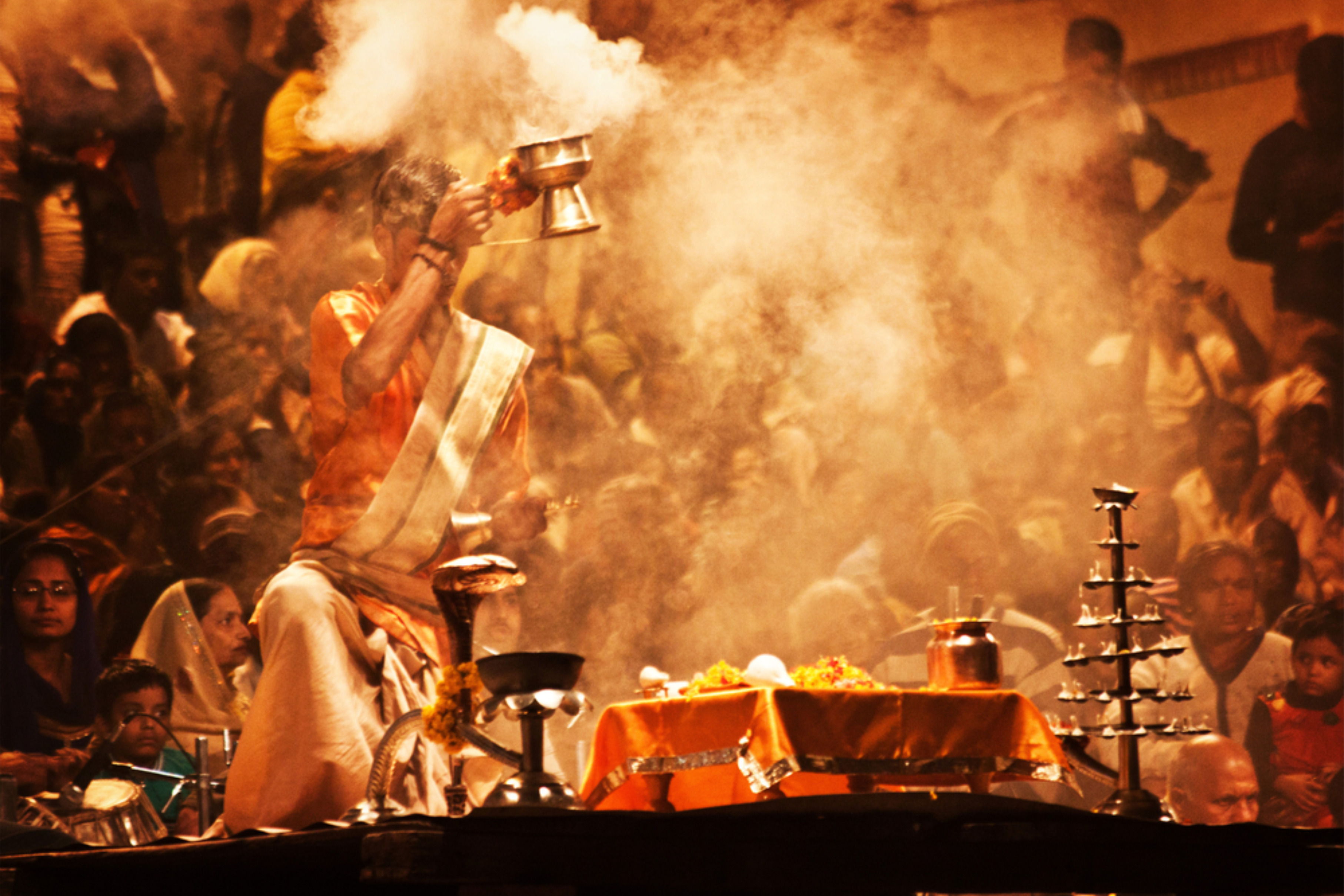 Ganga Aarti at Dashashwamedh Ghat in Banaras